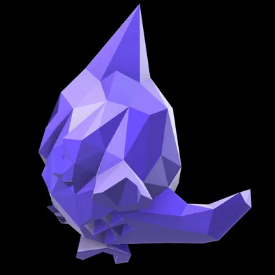 Gengar Low-Poly Có Thể Xếp Chồng