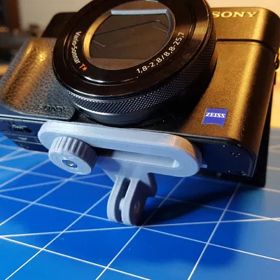 Adapter chuyển đế máy ảnh 1/4" sang ngàm GoPro có bù trừ tâm