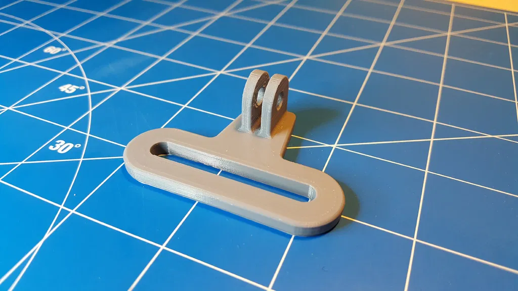 Adapter chuyển đế máy ảnh 1/4" sang ngàm GoPro có bù trừ tâm - Image 2