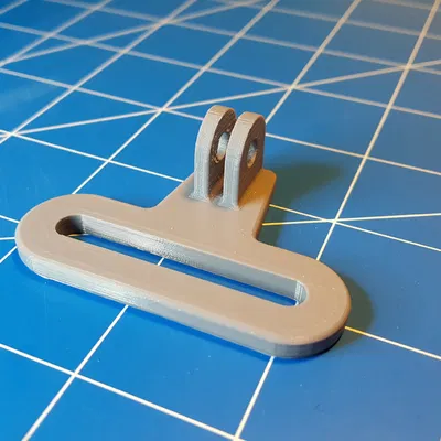 Adapter chuyển đế máy ảnh 1/4" sang ngàm GoPro có bù trừ tâm