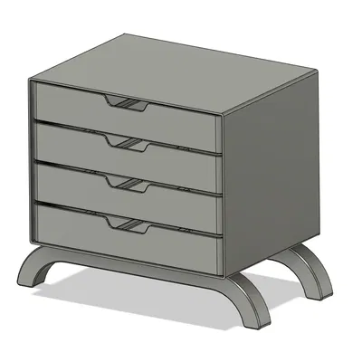 Hộp Đựng Trang Sức Gridfinity 4 Ngăn