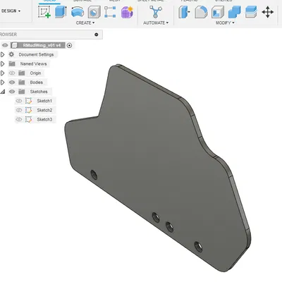 Chắn bùn sau RC 1/8 Xray XB8 và XB8E