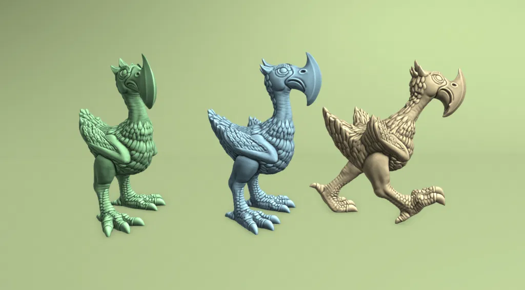 Mô Hình Chim Rìu (Axe Beak) Tỉ Lệ 28mm - Image 1