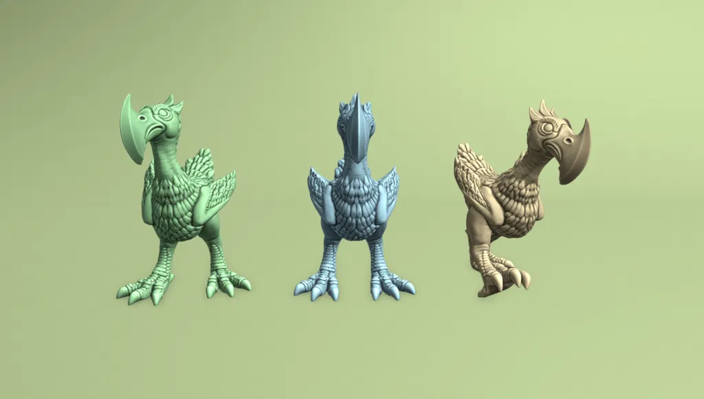 Mô Hình Chim Rìu (Axe Beak) Tỉ Lệ 28mm - Image 2