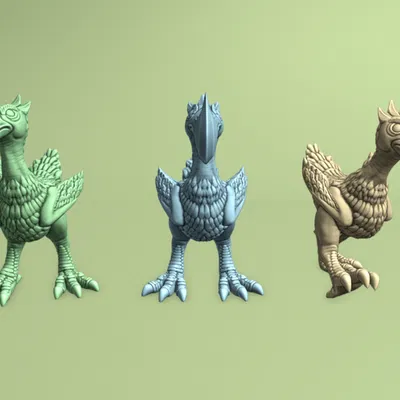 Mô Hình Chim Rìu (Axe Beak) Tỉ Lệ 28mm