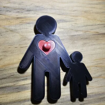 Móc chìa khóa "Home" kèm móc khóa đôi - Các mẫu khác