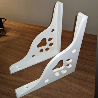 Pát Treo Kệ Hình Bàn Chân Mèo