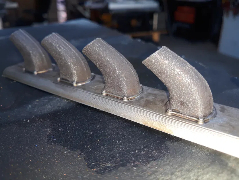 Ống Xả P51 Mustang Cho Mô Hình CARF P51 - Image 2