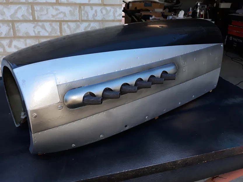 Ống Xả P51 Mustang Cho Mô Hình CARF P51 - Image 3