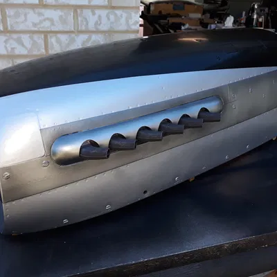 Ống Xả P51 Mustang Cho Mô Hình CARF P51