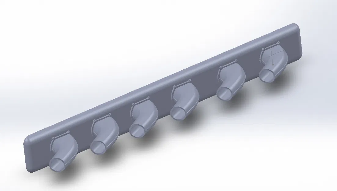 Ống Xả P51 Mustang Cho Mô Hình CARF P51 - Image 4