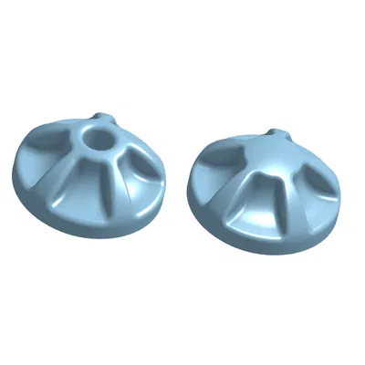 Đai Ốc Chụp - Nút Vặn Cỡ Nhỏ - Bản 1/4" và M6 - Có 2 Phiên Bản