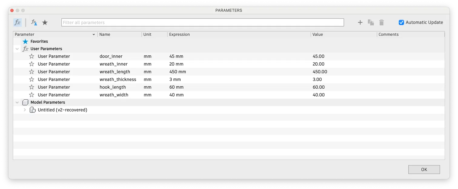 Móc Treo Cửa Dạng Parametric - Image 2