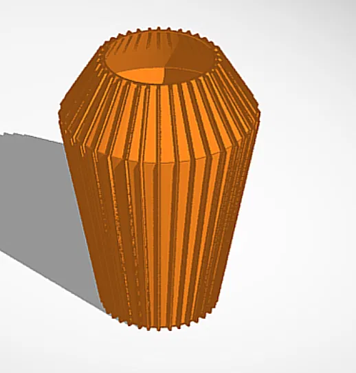 Bình Hoa Có Đường Kẻ - Image 1