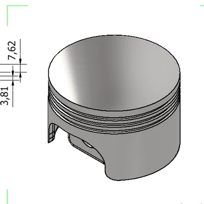 Pít" piston V6