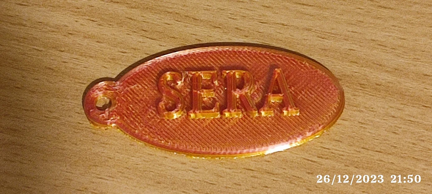 Móc Khóa Sera - Mẫu In 3D - Image 1