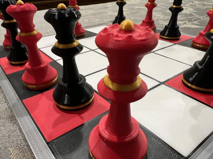 Bàn Cờ All Queens (Kiểu Ghép Connect 4, Cờ Vua, Cờ Tướng) - Image 1