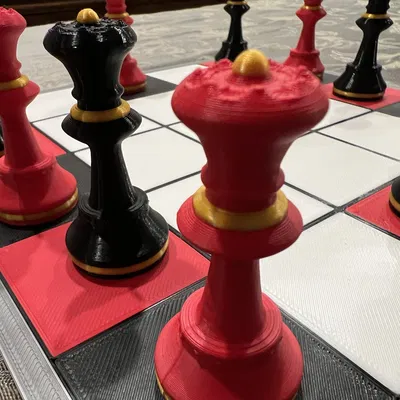 Bàn Cờ All Queens (Kiểu Ghép Connect 4, Cờ Vua, Cờ Tướng)