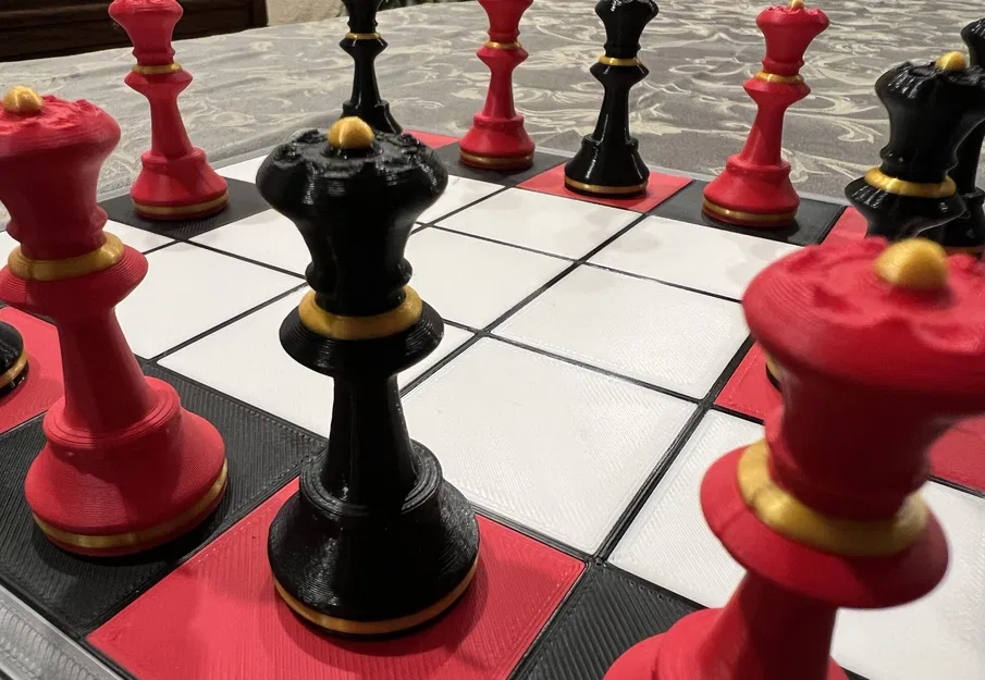 Bàn Cờ All Queens (Kiểu Ghép Connect 4, Cờ Vua, Cờ Tướng) - Image 4