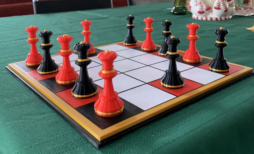 Bàn Cờ All Queens (Kiểu Ghép Connect 4, Cờ Vua, Cờ Tướng) - Image 8