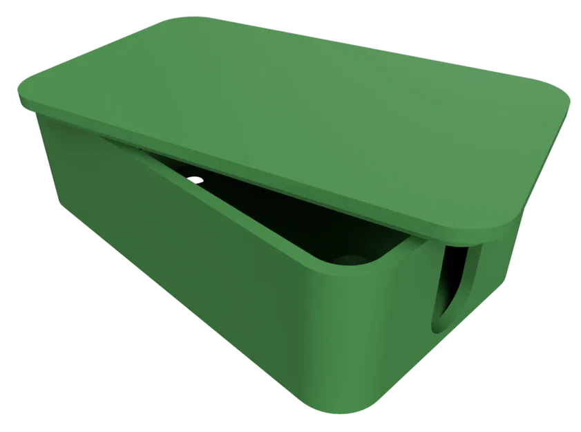 Hộp đựng dây cáp có nắp gài - Image 1