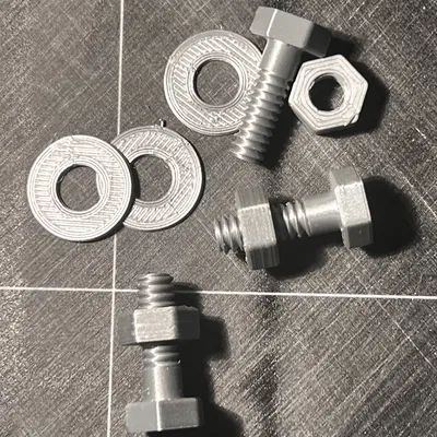 Bu lông, đai ốc và vòng đệm 1/4”x20