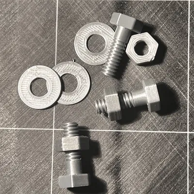 Bu lông, đai ốc và vòng đệm 1/4”x20