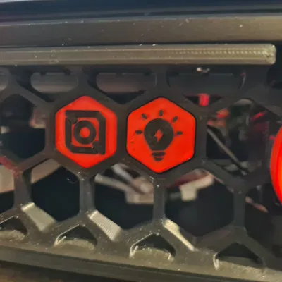 Nút Bấm Biểu Tượng Ánh Sáng Voron Skirt