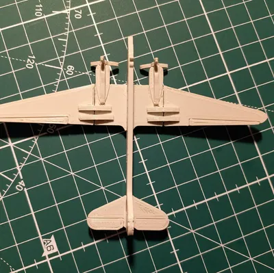 Mô hình DC-3 Kit Card - Biểu tượng Hàng không Vàng