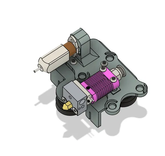 Nâng Cấp Bracket Ender 3 - Shroud Tản Nhiệt 5015 Nam Châm (Có Gắn BL Touch) - Image 1