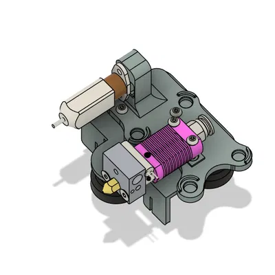 Nâng Cấp Bracket Ender 3 - Shroud Tản Nhiệt 5015 Nam Châm (Có Gắn BL Touch)