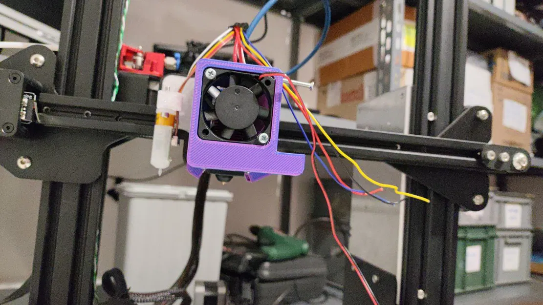 Nâng Cấp Bracket Ender 3 - Shroud Tản Nhiệt 5015 Nam Châm (Có Gắn BL Touch) - Image 2