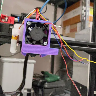 Nâng Cấp Bracket Ender 3 - Shroud Tản Nhiệt 5015 Nam Châm (Có Gắn BL Touch)