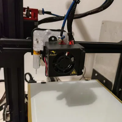 Nâng Cấp Bracket Ender 3 - Shroud Tản Nhiệt 5015 Nam Châm (Có Gắn BL Touch)