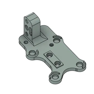 Nâng Cấp Bracket Ender 3 - Shroud Tản Nhiệt 5015 Nam Châm (Có Gắn BL Touch)