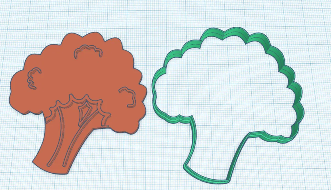 Dập Bánh Quy Hình Bông Cải Xanh - Image 1