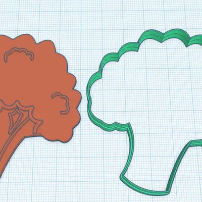 Dập Bánh Quy Hình Bông Cải Xanh