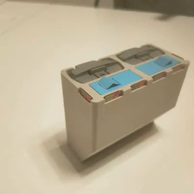 Hộp đựng pin cho 2 DJI Mini2, 2 GoPro Hero 9 và thẻ nhớ SD