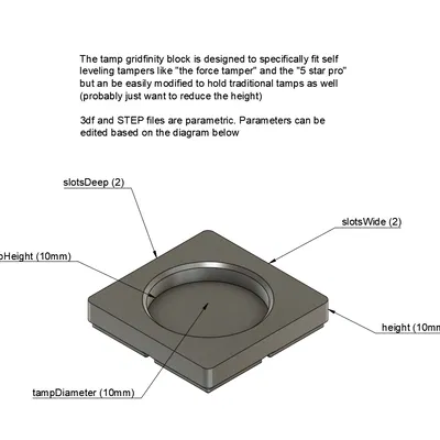 Gridfinity - Dụng Cụ Espresso