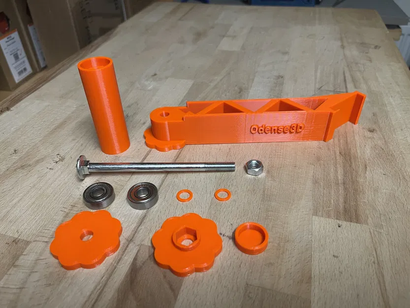 Giá đỡ cuộn dây tóc Odense3D có bạc đạn cho máy in Prusa FM - Image 4