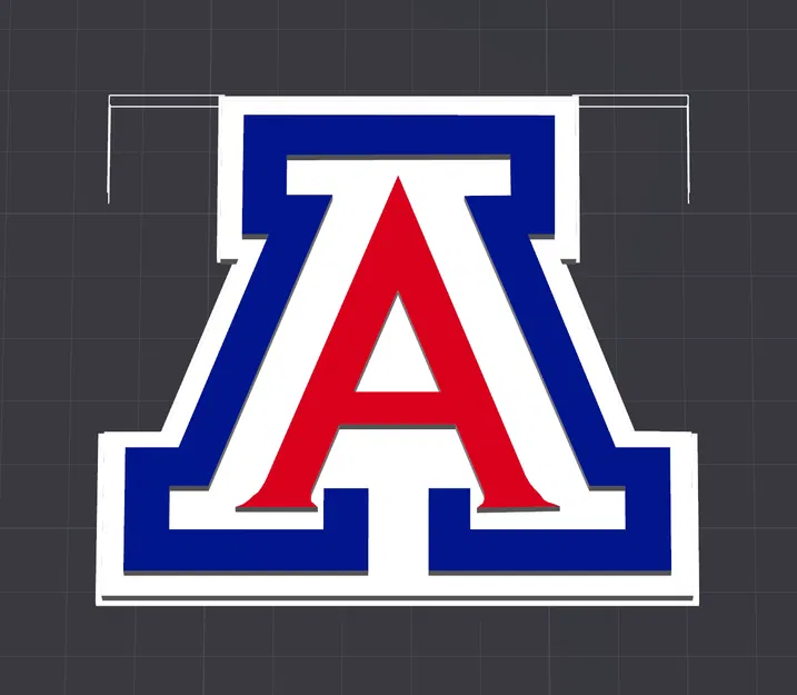 Logo Đại học Arizona cho Bambu Lab AMS hoặc Đa màu - Image 2