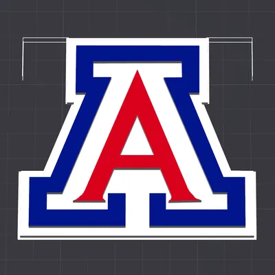 Logo Đại học Arizona cho Bambu Lab AMS hoặc Đa màu