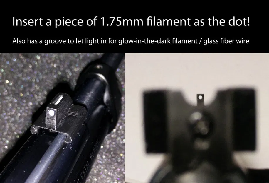 Phần ngắm phía trước cho Ray/Đuôi én 11mm - Image 2