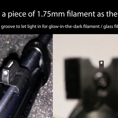 Phần ngắm phía trước cho Ray/Đuôi én 11mm