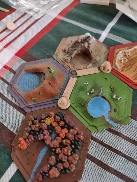 Mô hình Catan Hành tinh Sa mạc (Kiểu Tatooine) - Image 2