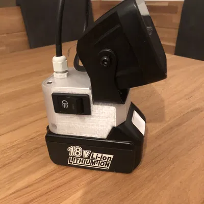 Chế Đèn Pin Makita Từ Pin 18V