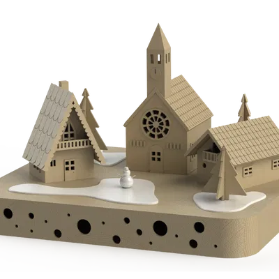 Mô hình làng Giáng sinh