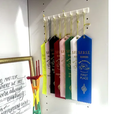 Dãy 8 móc treo cho lỗ ghim kệ California Closet