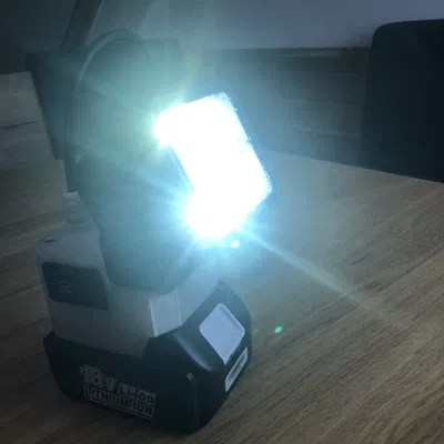 Chế Đèn Pin Makita Từ Pin 18V