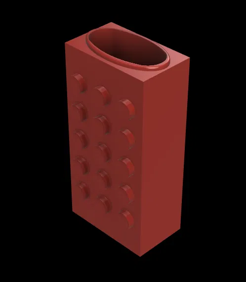 Hộp đựng bật lửa mini Bic hình viên gạch - Image 1